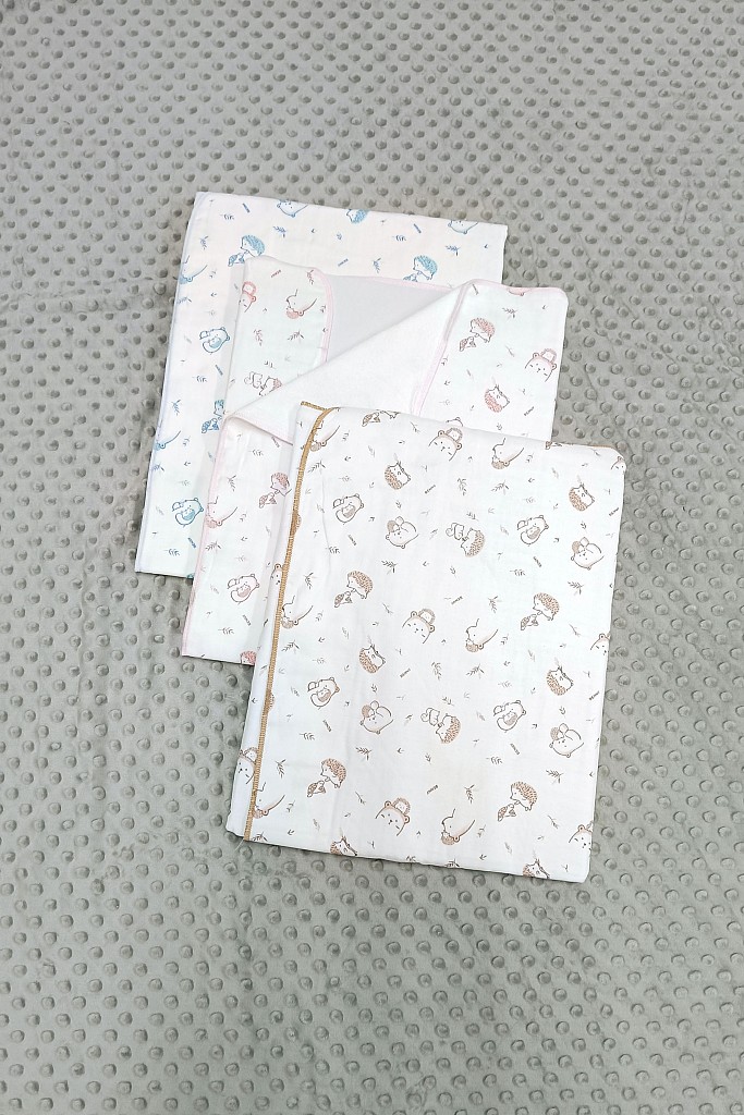 紗布大浴巾【刺蝟&熊】