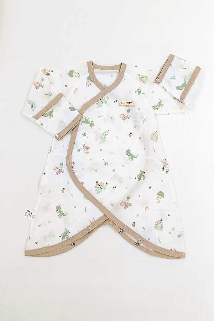 紗布蝴蝶裝【恐龍派對】