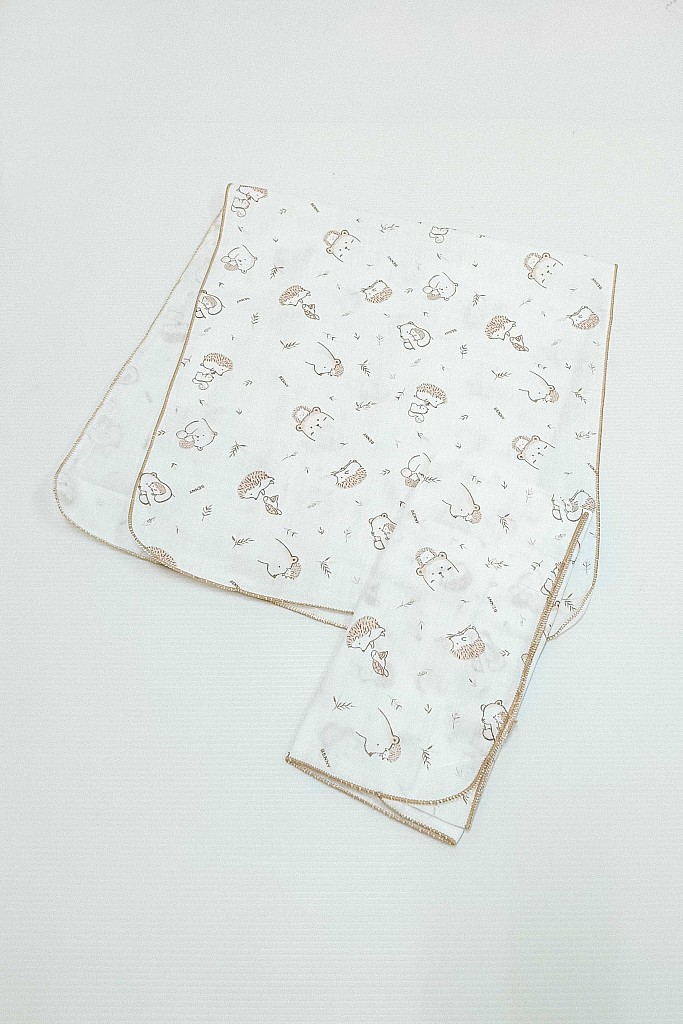 紗布澡巾【刺蝟&熊】