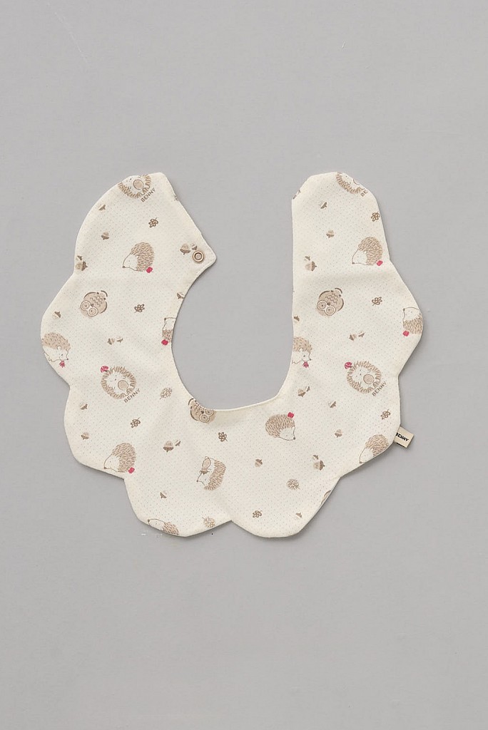 紗布圍兜【小刺蝟】